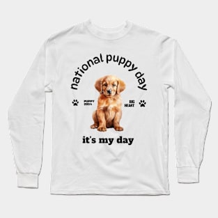 National Puppy Day Long Sleeve T-Shirt